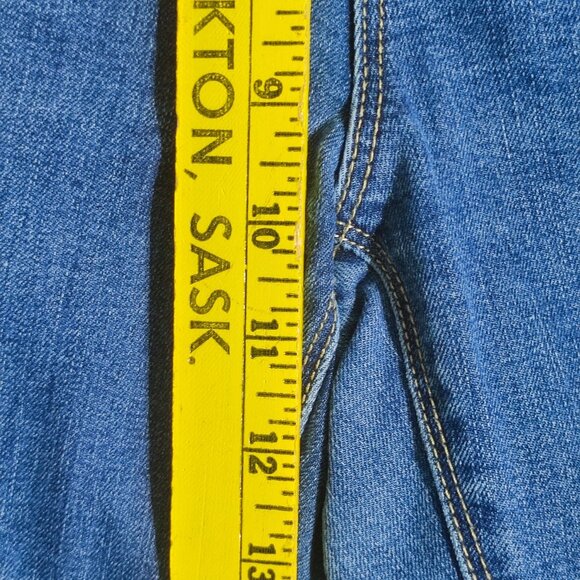 Buffalo jeans high rise straight leg women's size 12 medium washed denim blue - Picture 13 of 14